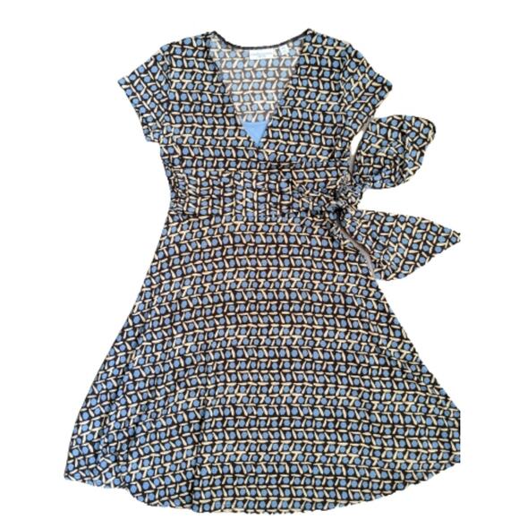 John Paul Richard Petite Midi Wrap Dress PS - Picture 6 of 9